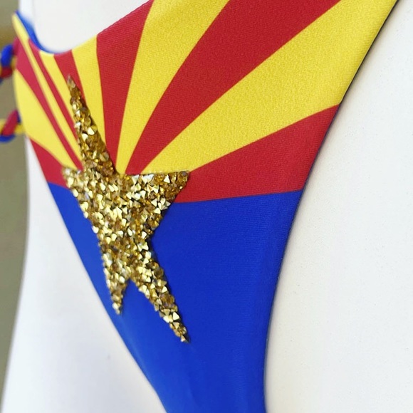 ๐ต Arizona Flag Bikini Bottom ๐ต๐บ๐ธ USA AMERICAN - Picture 5 of 6